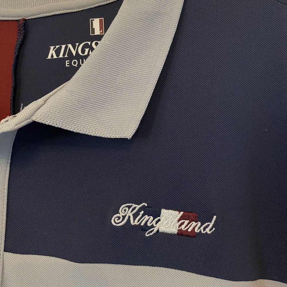 Kingsland Janko Technical Pique Polo Shirt Men's Grey Sleet Size XXL NEW - Picture 8 of 10